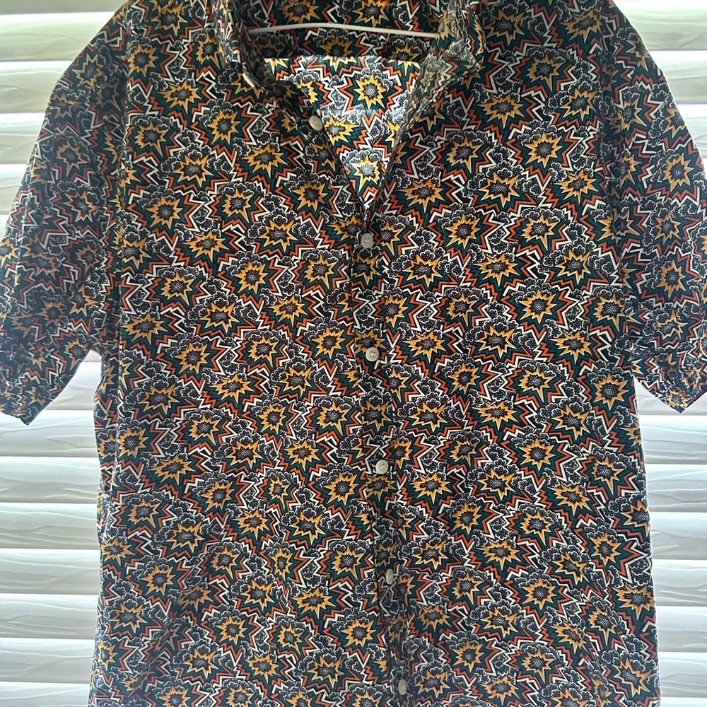 Men's Multicolor Patterned Shirt